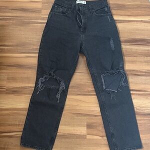 Abercrombie & Fitch 90s straight jean black